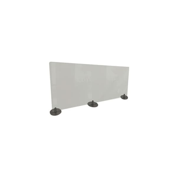 Ghentmfg Ghent, DESKTOP FREE STANDING ACRYLIC PROTECTION SCREEN, 59 X 5 X 24, FROST DPSF2459F - main